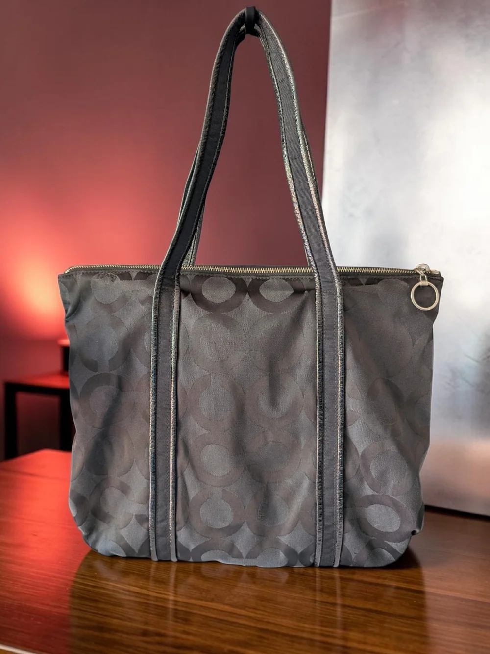 Coach black poppy
